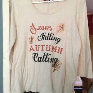Fall shirt